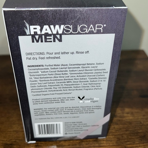 Raw Sugar Mens Body Wash Kit - Picture 3 of 5